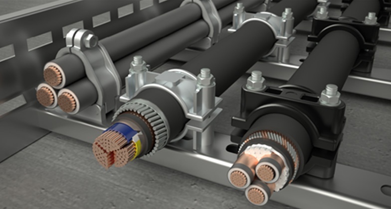 cable cleats for single multi core application manufacturer supplier