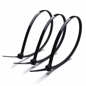 high quality nylon pa66 black color cable tie red